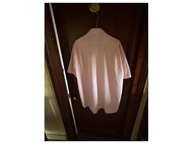 Façonnable Set di due camicie corte in cotone blu e rosa - vista 12