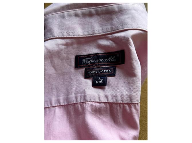 Façonnable Set di due camicie corte in cotone blu e rosa - vista 4