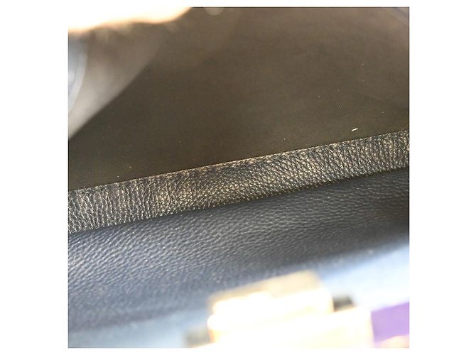Fendi Peekaboo Pelle Morbida Regular Blu navy - vista 4