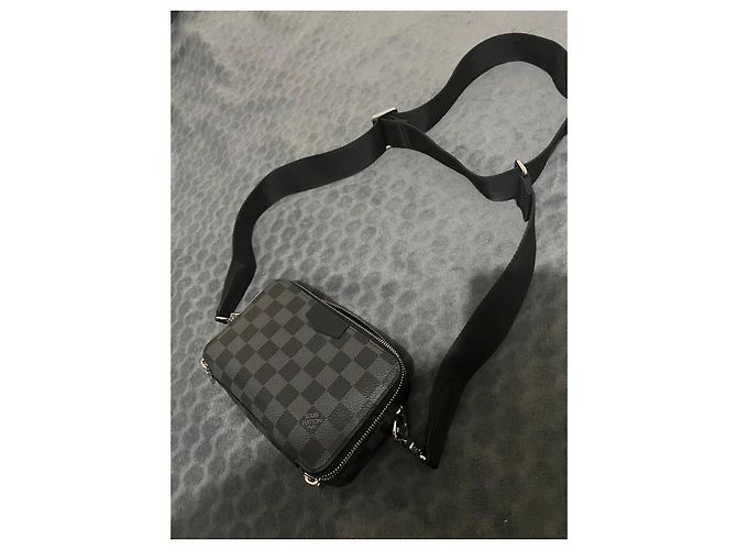Borsa Louis Vuitton Damier Graphite Nero Damier ebene - vista 4