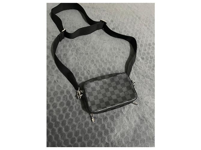 Borsa Louis Vuitton Damier Graphite Nero Damier ebene - vista 5