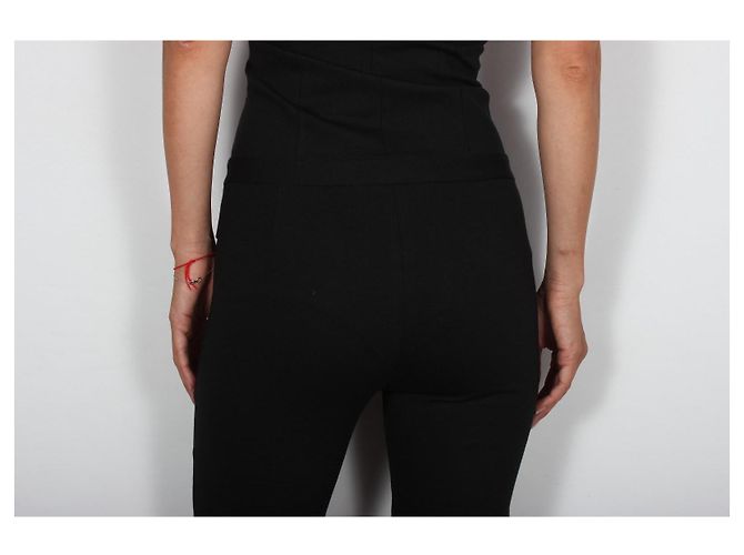 Autre Marque Mono negro sin mangas con cuello en V y botones JO NO FUI - vista 11