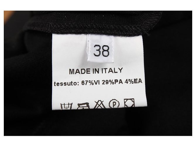 Autre Marque Mono negro sin mangas con cuello en V y botones JO NO FUI - vista 14