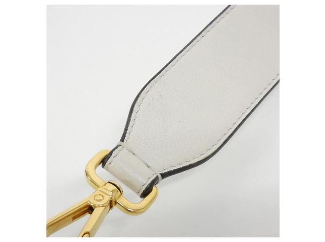 Borsa a tracolla Fendi Baguette Bianco - vista 7