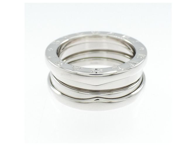 Bulgari Anello Bvlgari B.zero1 3-Band in oro bianco - vista 2