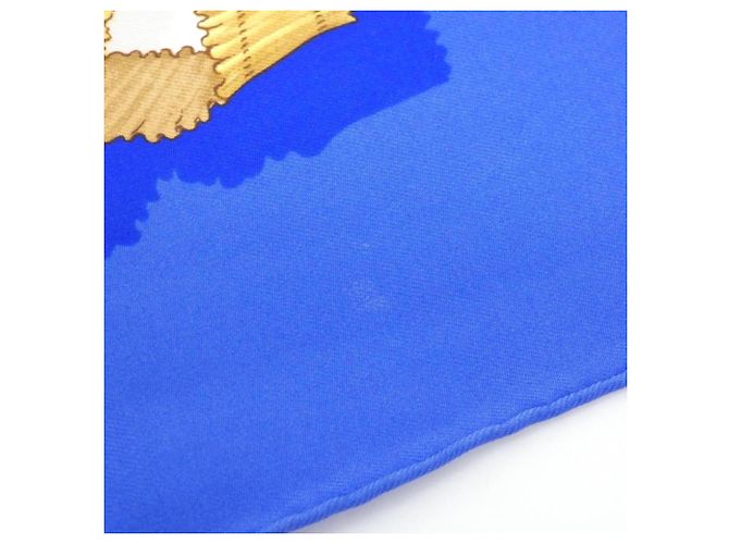Hermès Hermes LE SACRE DU PRINTEMPS Carré Scarf Muffler Weiß Blau - Ansicht 4