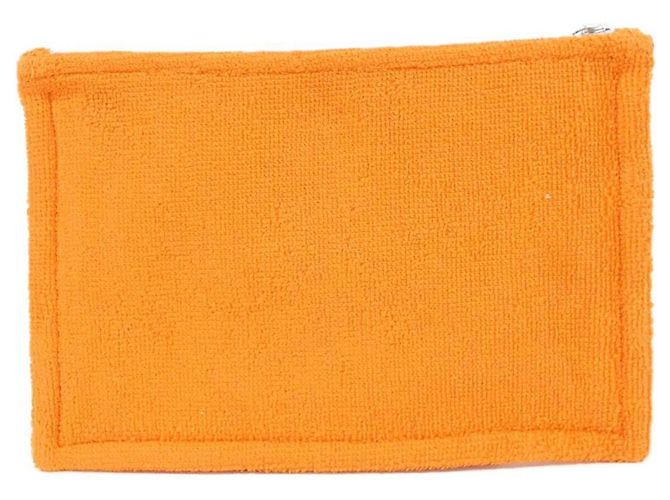 Hermès Borsa pochette Hermes Animaux Natte PM Arancione - vista 2