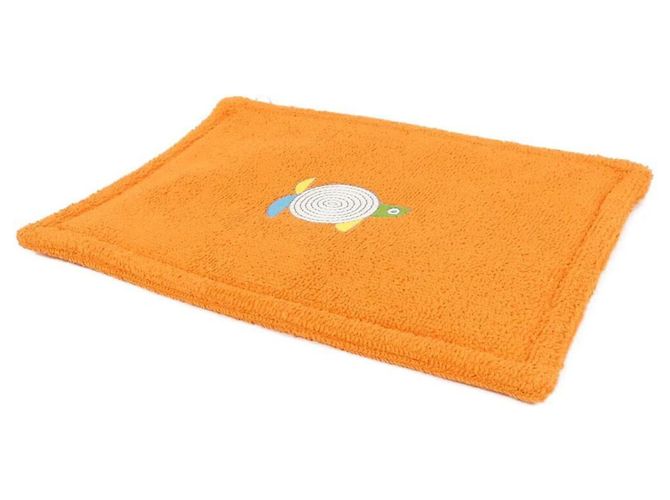 Hermès Borsa pochette Hermes Animaux Natte PM Arancione - vista 3