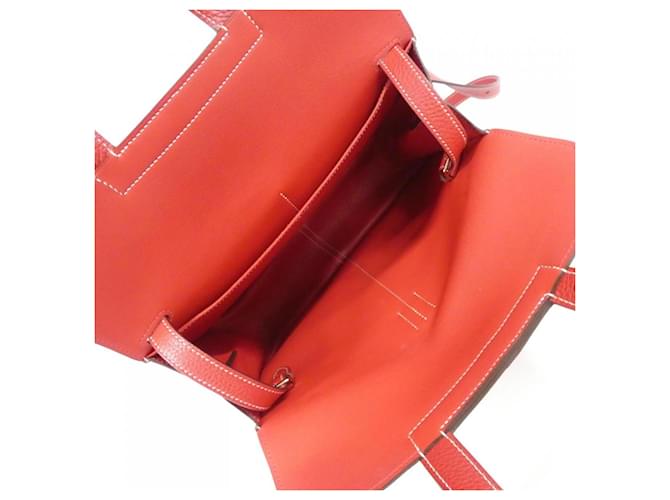 Hermès Borsa Hermes Arzan 31cm Rosso - vista 7