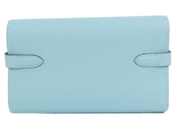 Hermès Cartera Hermes Kelly Depriant Medium Azul - vista 2