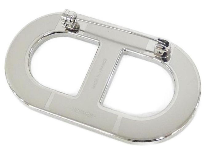 Spilla Hermès Chaine d'Ancre Marrone - vista 2
