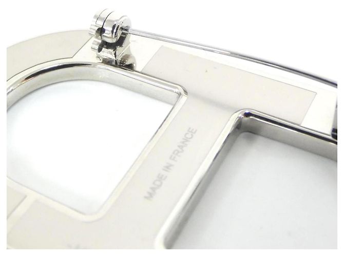Spilla Hermès Chaine d'Ancre Marrone - vista 3