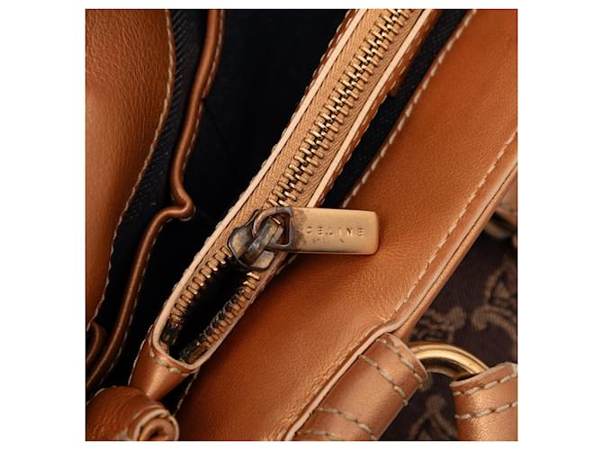 Céline Borsa Celine Macadam Arancione Blu navy - vista 5