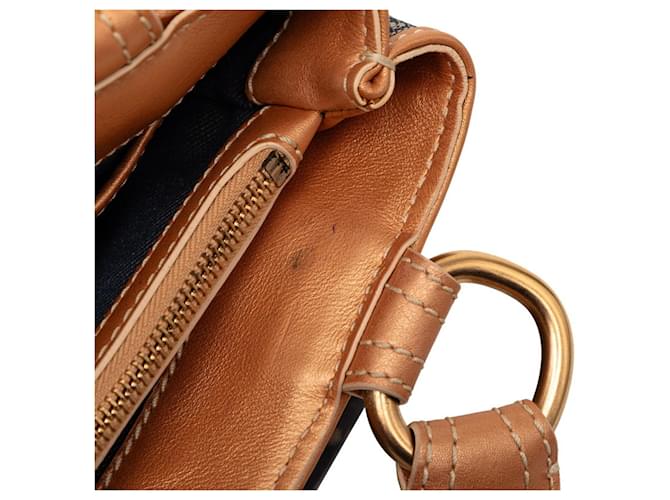 Céline Borsa Celine Macadam Arancione Blu navy - vista 6