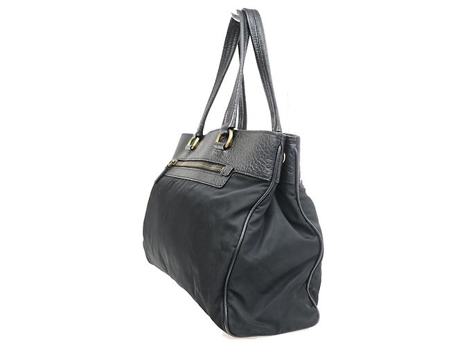 Prada Tessuto Tote nylon and leather Black - view 2
