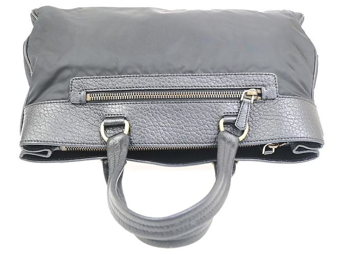 Prada Tessuto Tote nylon and leather Black - view 5