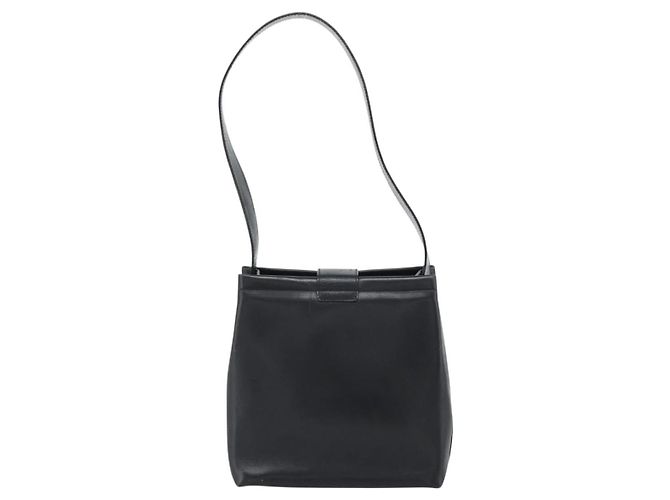 Salvatore Ferragamo Vala Leather Nero - vista 2