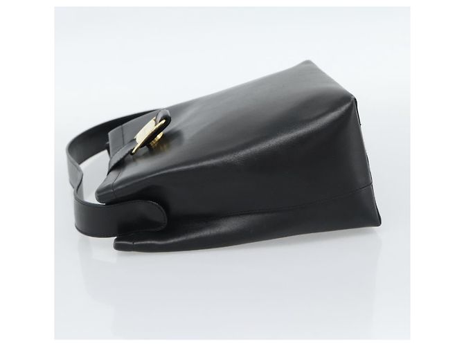 Salvatore Ferragamo Vala Leather Nero - vista 3