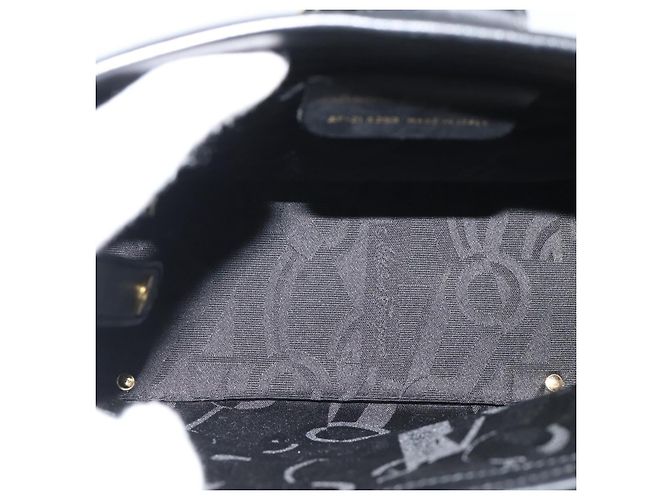 Salvatore Ferragamo Vala Leather Nero - vista 5