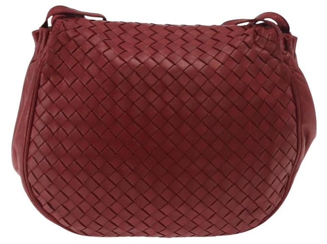 Bottega Veneta Flap Intrecciato Nappa Small Rot - Ansicht 2