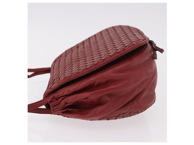Bottega Veneta Flap Intrecciato Nappa Small Rot - Ansicht 4