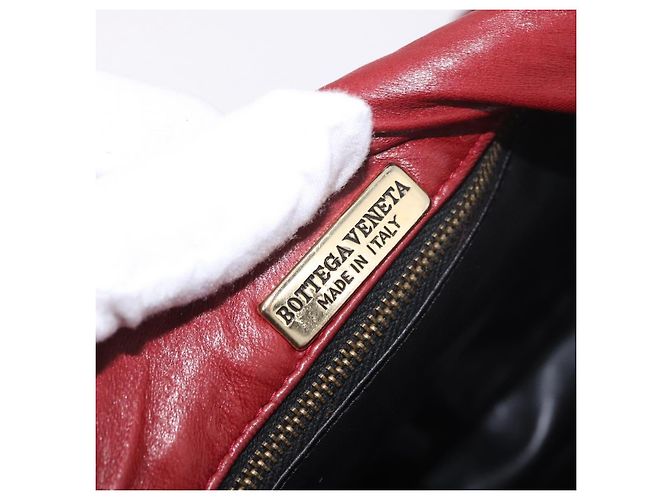 Bottega Veneta Flap Intrecciato Nappa Small Rot - Ansicht 6