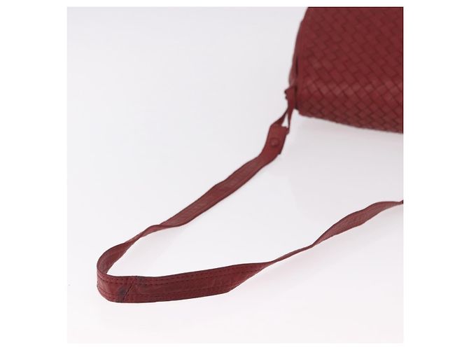 Bottega Veneta Flap Intrecciato Nappa Small Rot - Ansicht 7