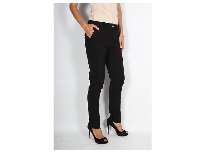 Dolce & Gabbana Black Wool Blend Tailored Trousers - view 2