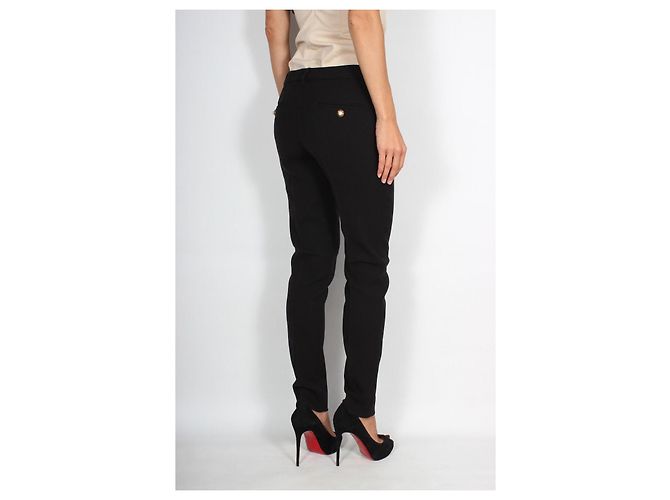 Dolce & Gabbana Black Wool Blend Tailored Trousers - view 3