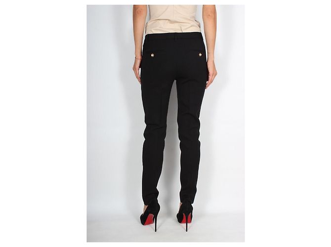 Dolce & Gabbana Black Wool Blend Tailored Trousers - view 4