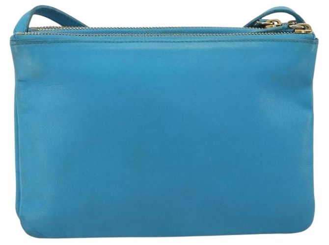 Céline Celine Trio Leather Small Blau - Ansicht 2