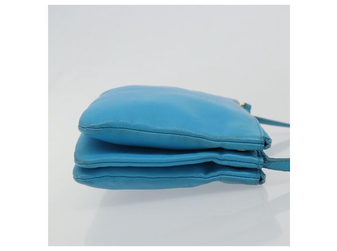Céline Celine Trio Leather Small Blau - Ansicht 3