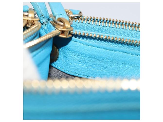 Céline Celine Trio Leather Small Blau - Ansicht 7