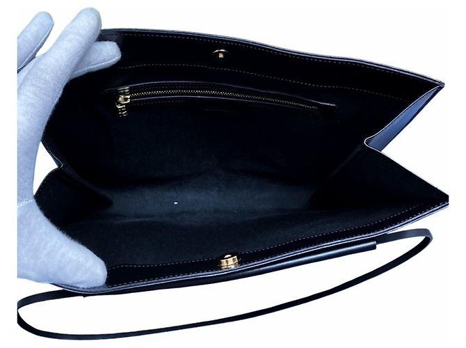 Borsa Tote Louis Vuitton Epi Saint-Tropez Nero - vista 6
