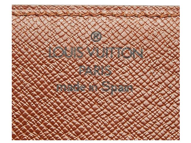 Louis Vuitton Monogram Enveloppe Tarjetero Castaño - vista 10