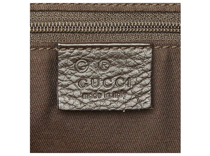 Bolso bandolera Gucci GG Nylon Abbey Castaño - vista 10