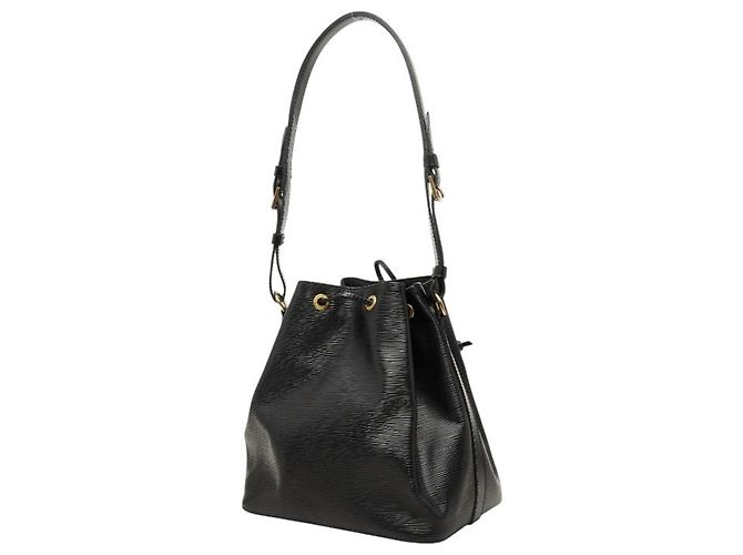 Noe Borsa a tracolla Louis Vuitton Epi Petit Noé Nero - vista 2