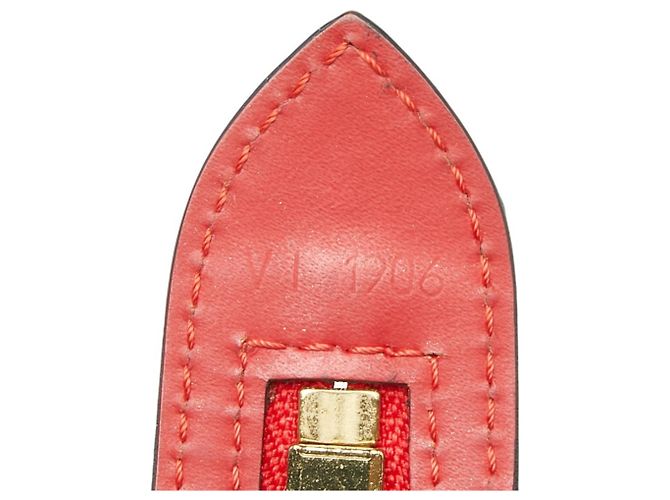 Borsa a tracolla shopping Louis Vuitton Epi Saint Jacques Rosso - vista 7
