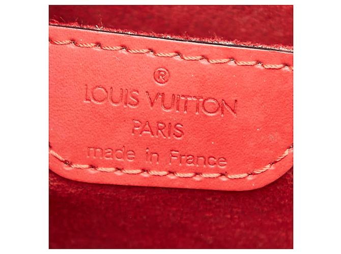 Borsa a tracolla shopping Louis Vuitton Epi Saint Jacques Rosso - vista 8
