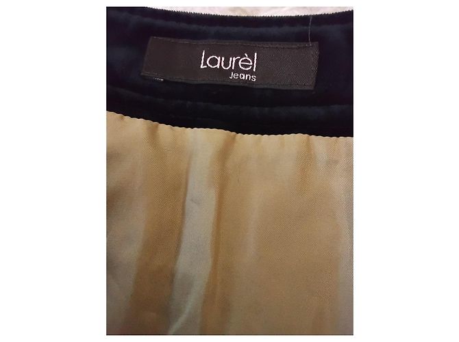 Minifalda Laurèl Jeans estampado cebra Castaño Negro Beige - vista 2