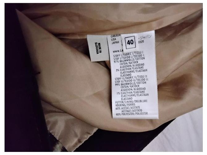 Minifalda Laurèl Jeans estampado cebra Castaño Negro Beige - vista 7