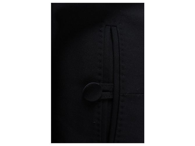Dsquared2 Black Wool Blend Pants with Sequins - view 12