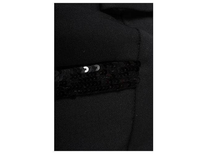 Dsquared2 Black Wool Blend Pants with Sequins - view 13