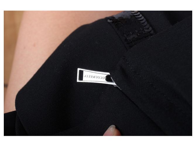 Dsquared2 Black Wool Blend Pants with Sequins - view 14
