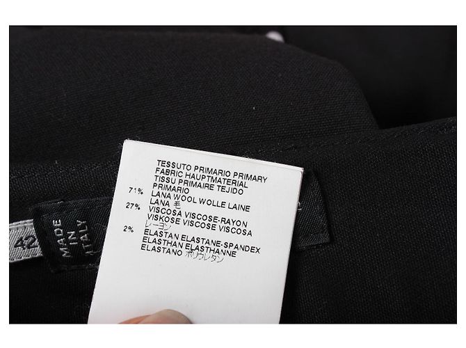 Dsquared2 Black Wool Blend Pants with Sequins - view 19