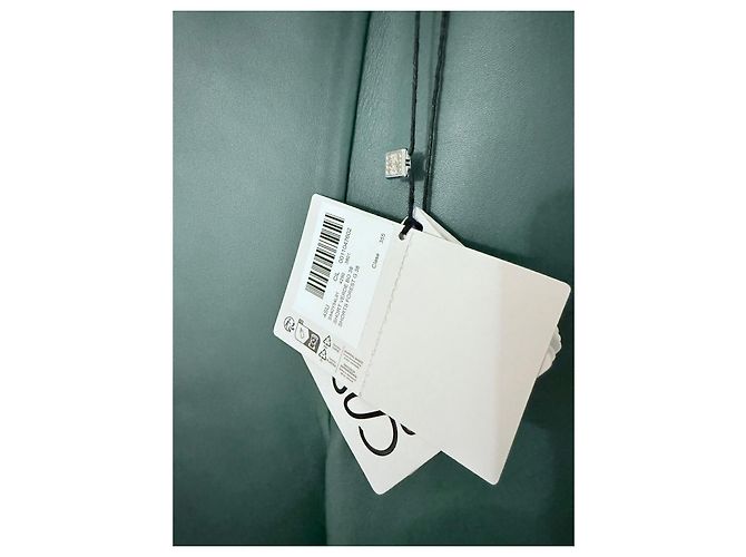 Shorts de couro verde Loewe - vista 8
