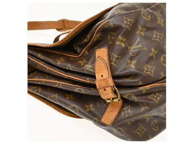 Louis Vuitton Saumur Monogram Canvas Marrone - vista 4
