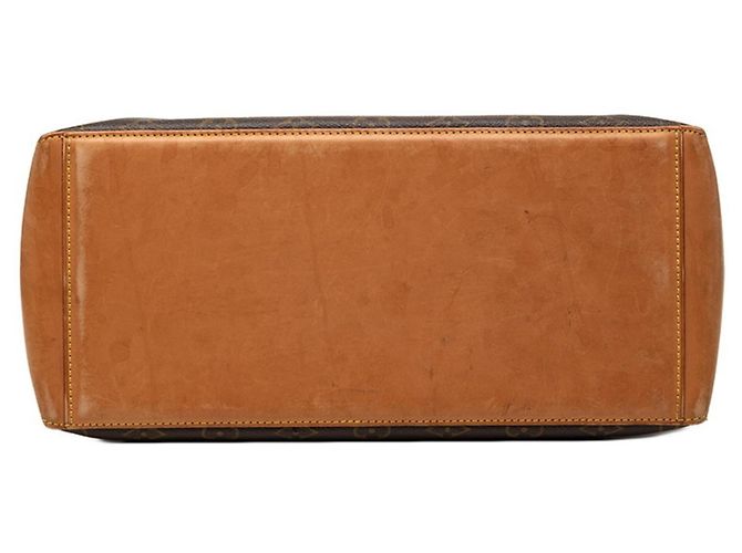 Bolsa de ombro Louis Vuitton Monogram Cabas Mezzo Marrom - vista 3