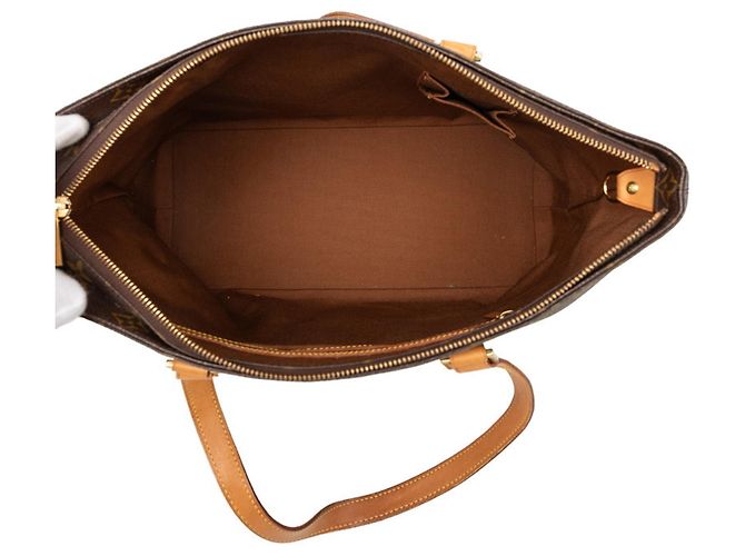 Bolsa de ombro Louis Vuitton Monogram Cabas Mezzo Marrom - vista 5