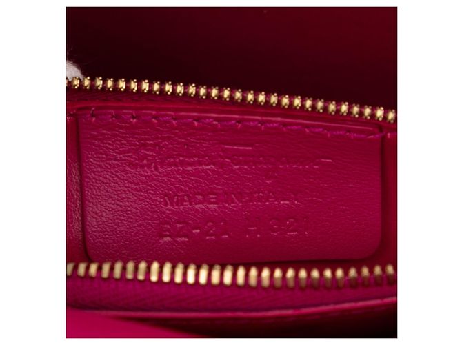 Borsa a tracolla Salvatore Ferragamo Gancini Rosa - vista 6